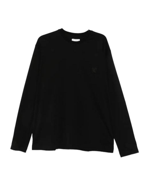 Wooyoungmi Black Logo-Print Sweater for men