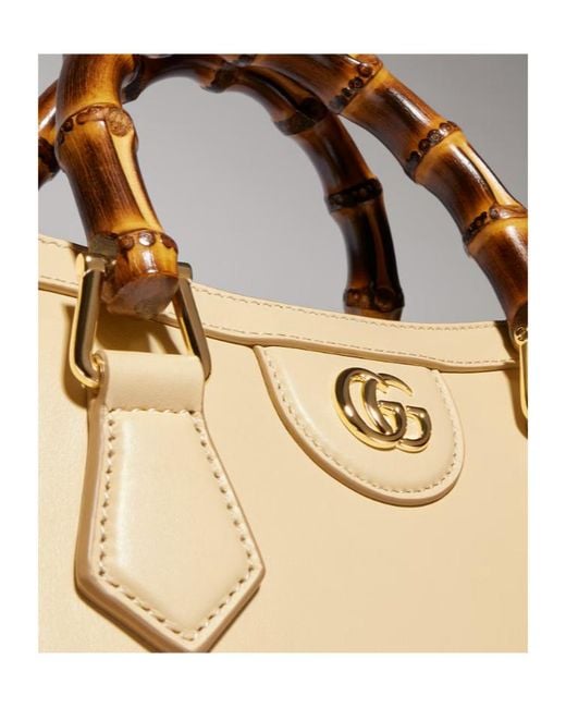 Gucci Natural Diana Small Tote Bag