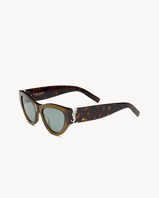 Saint Laurent Multicolor Cat Eye Sunglasses