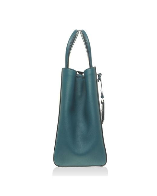 Fendi Blue Logo Handbag