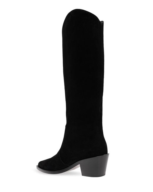 Gianvito Rossi Black Pointed Toe Boots