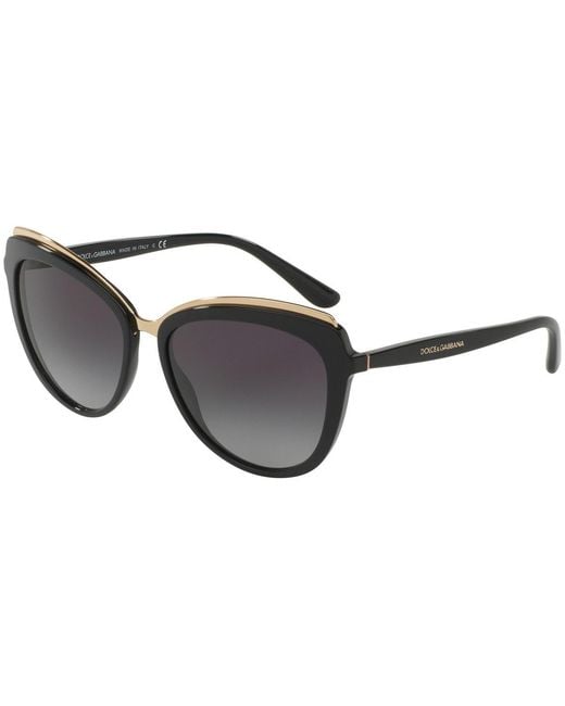 Dolce & Gabbana Multicolor Logo Gradient Sunglasses