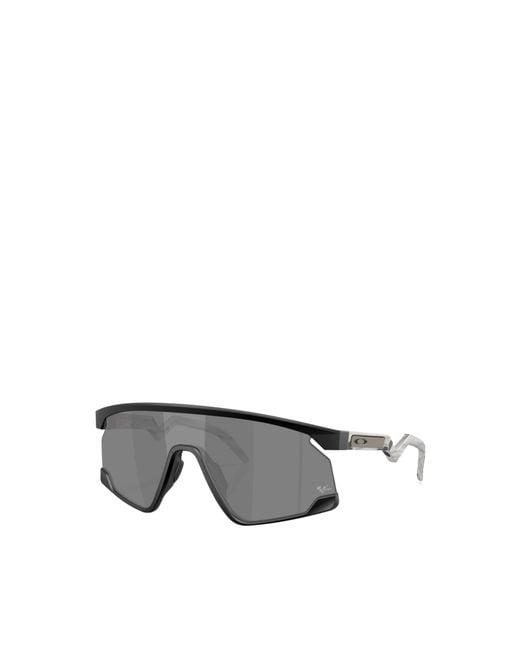 Oakley Gray Bxtr Shield Sunglasses for men