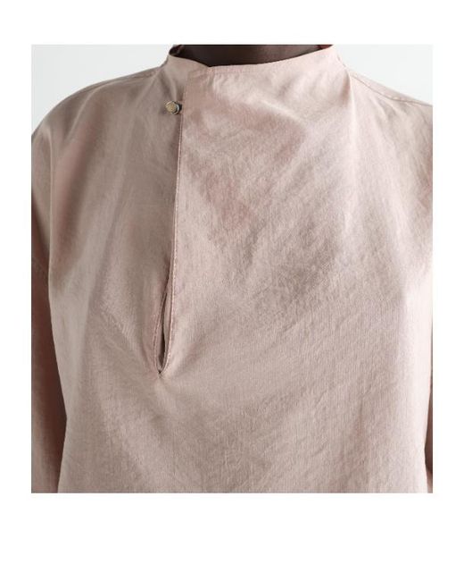 Lemaire Pink Soft Collar Top