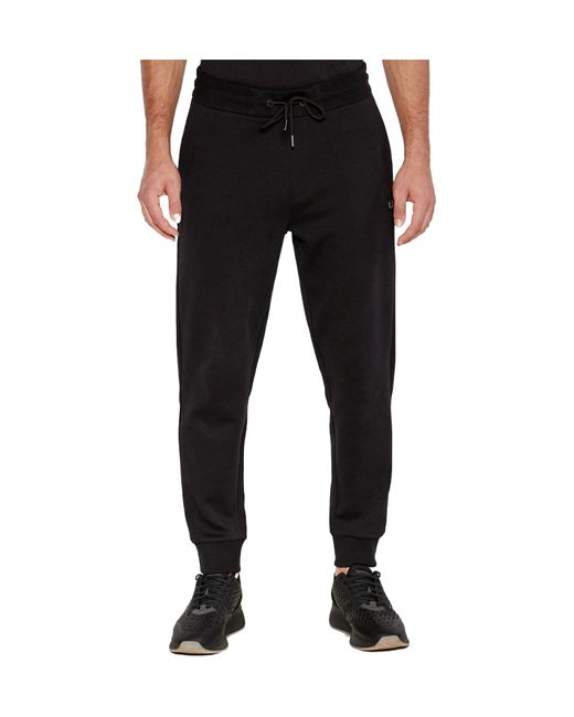 Boss Black Boss Logo Patch Drawstring Track Pants for men