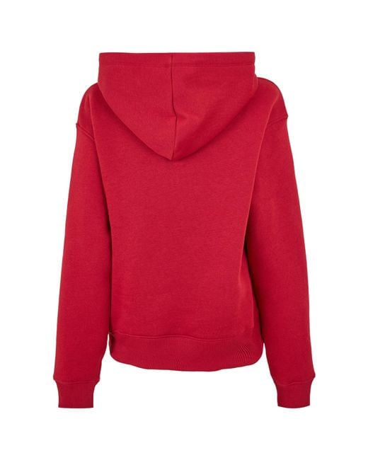 Tommy Hilfiger Red Solid Color Sweatshirt