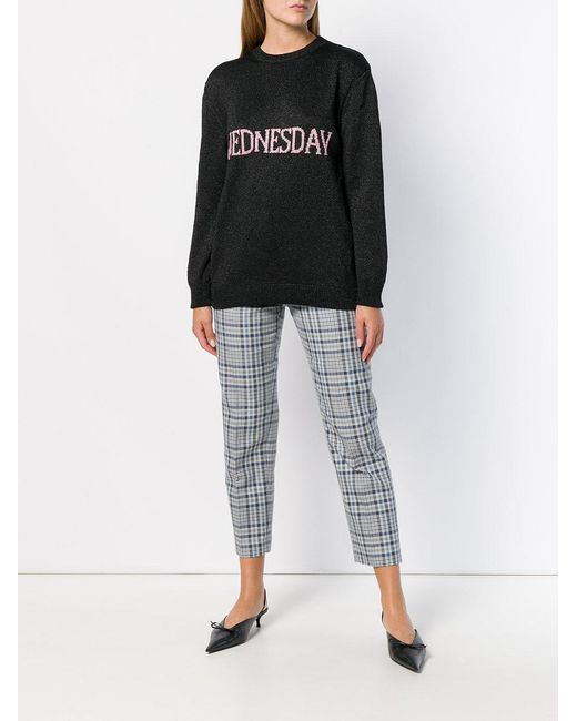 Alberta Ferretti Black Wednesday Knit Jumper
