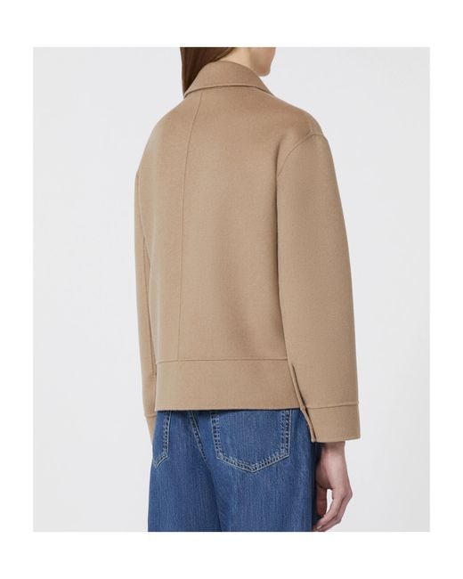 Max Mara Brown 'S Smmsimona Button-Up Jacket