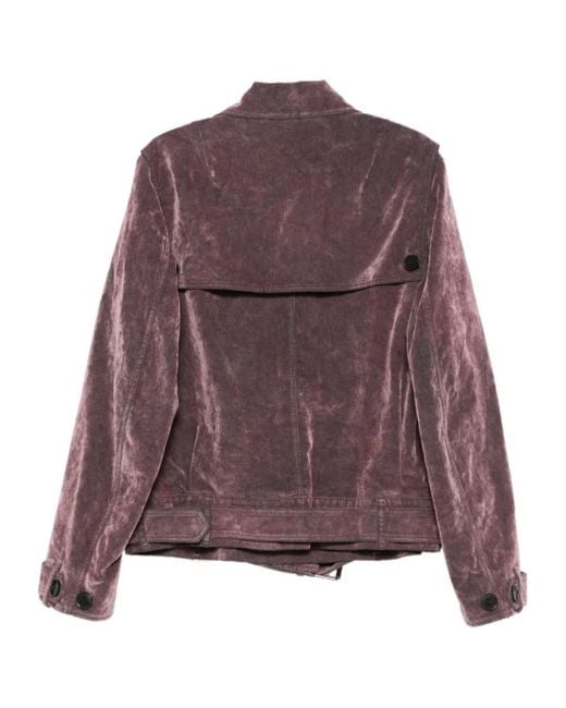 Dries Van Noten Purple Lilac Corduroy Jacket for men