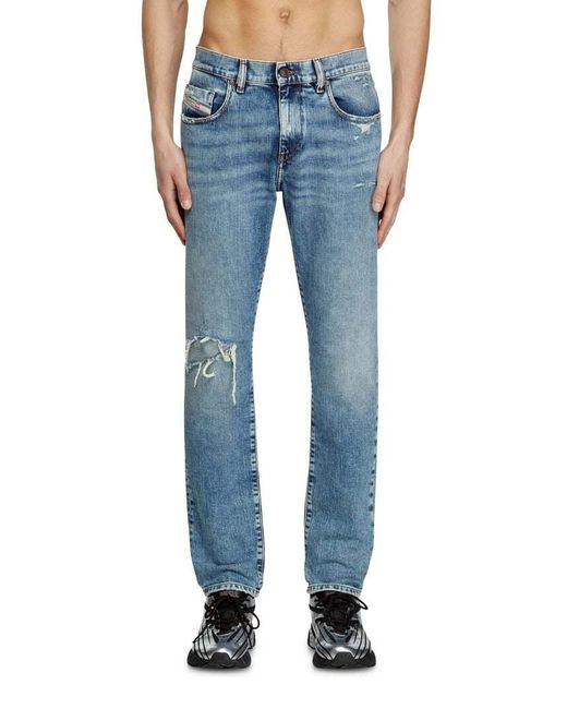 DIESEL Blue 2019 D-Strukt Slim Jeans for men