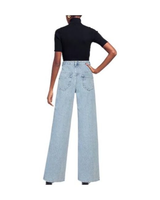Isabel Marant Blue Light Wash Straight Leg Jeans