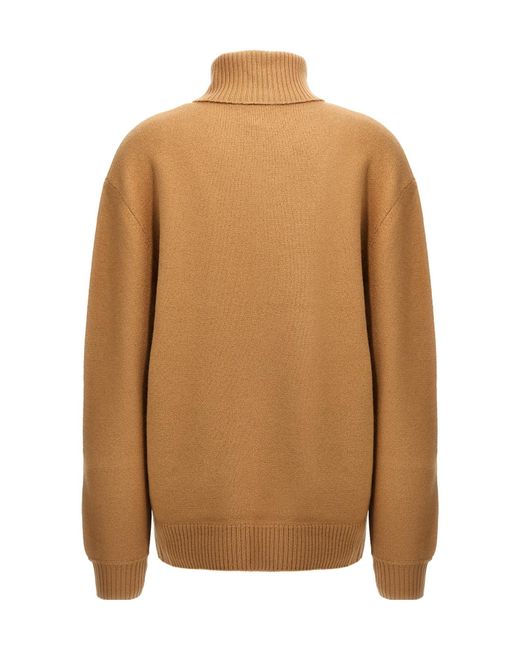 A.P.C. Brown Turtleneck Long-Sleeved Jumper for men