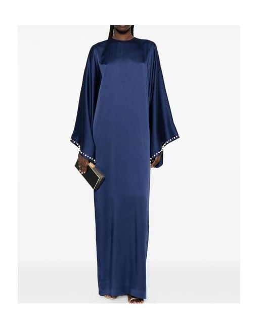 Stella McCartney Blue Embellished Maxi Dress