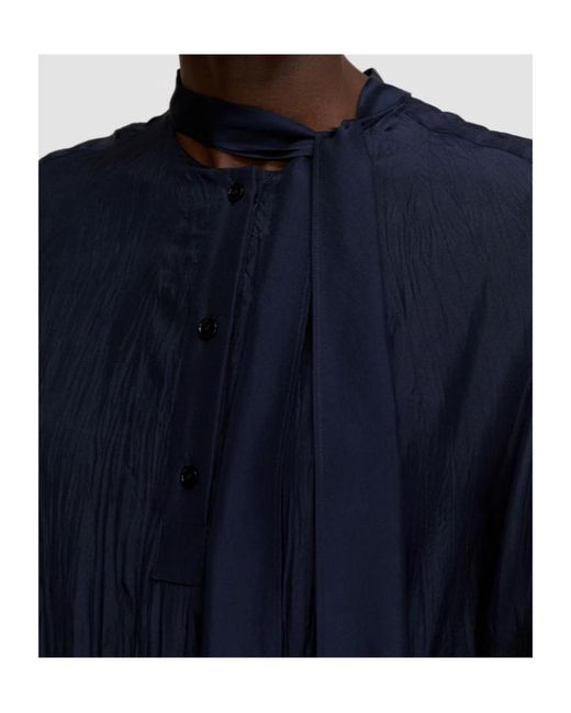 Joseph Blue Lisa Silk Maxi Dress