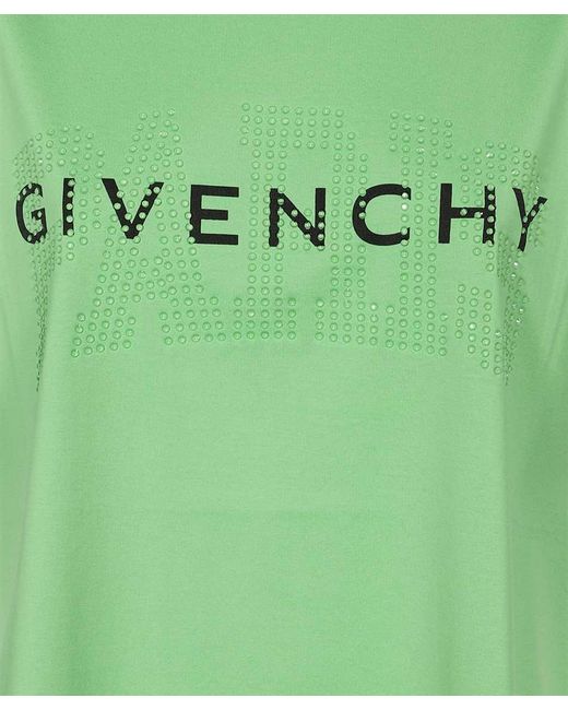 Givenchy Green Round-Necked T-Shirt