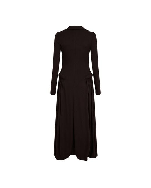 Bottega Veneta Black Structured Blazer Dress