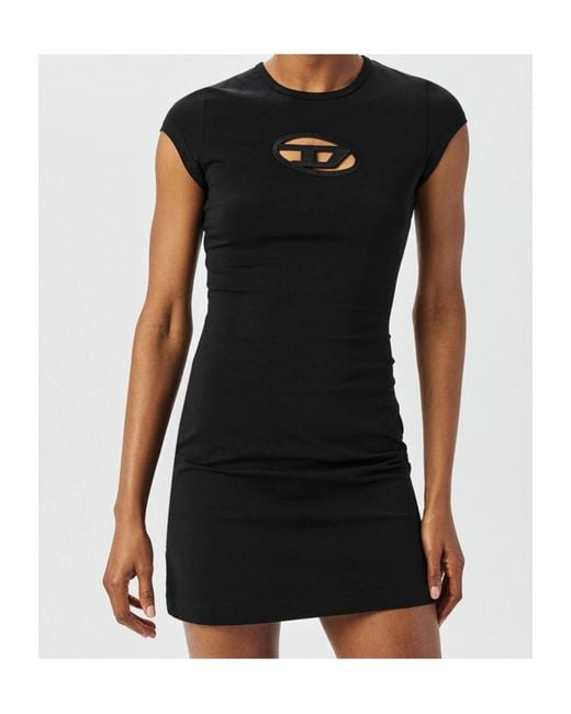 DIESEL Black Logo Dress