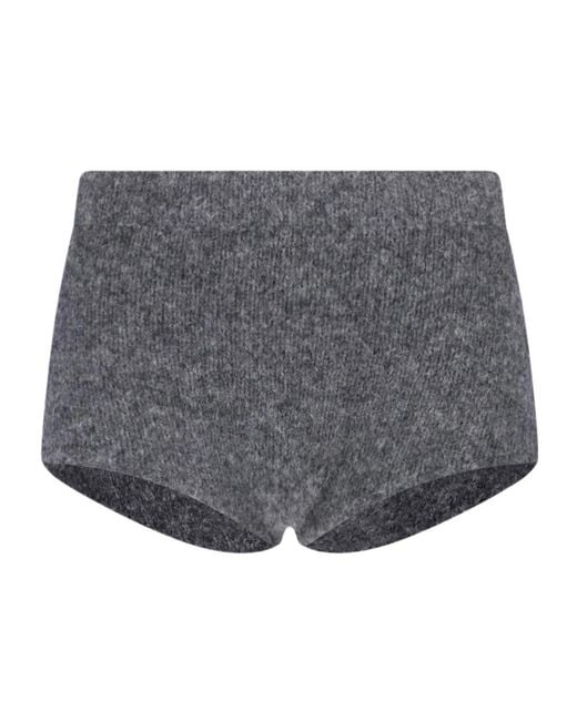 Entire studios Gray Knit Shorts
