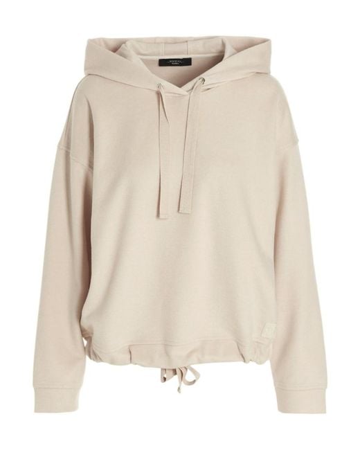 Weekend by Maxmara Natural Logo Hooded Sweater