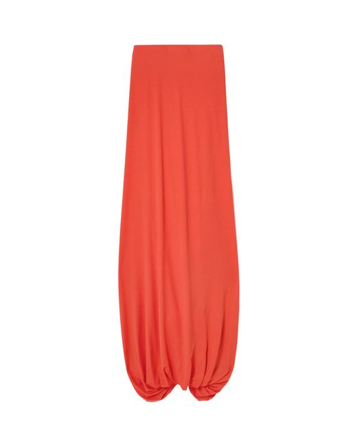 TOVE Red Eula Pleated Dress