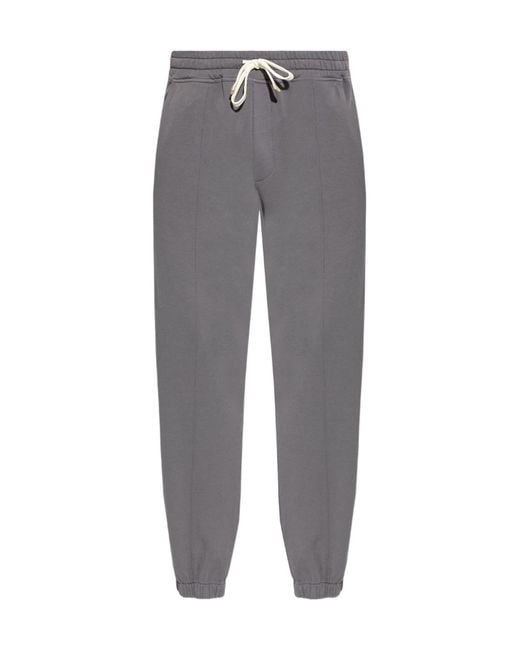 Eleventy Gray Drawstring Relaxed Joggers for men