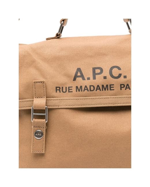 A.P.C. Natural Recuperation Satchel Bag for men