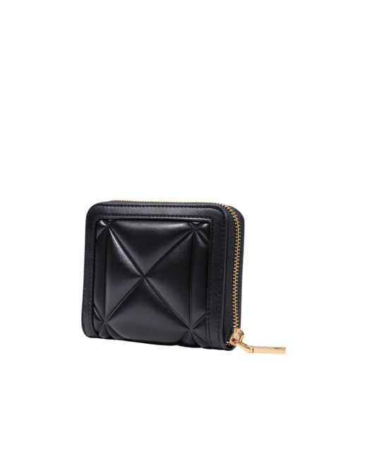 Moschino Black Zip-Around Wallet
