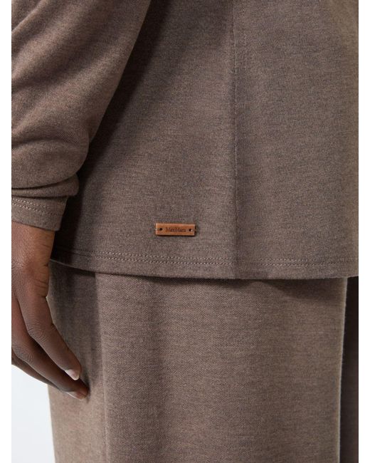 Max Mara Brown Falda Open Front Jacket