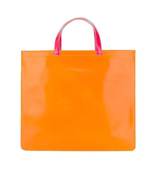 Comme des Garçons Orange Comme Des Garçons Wallet Logo Tote Bag for men