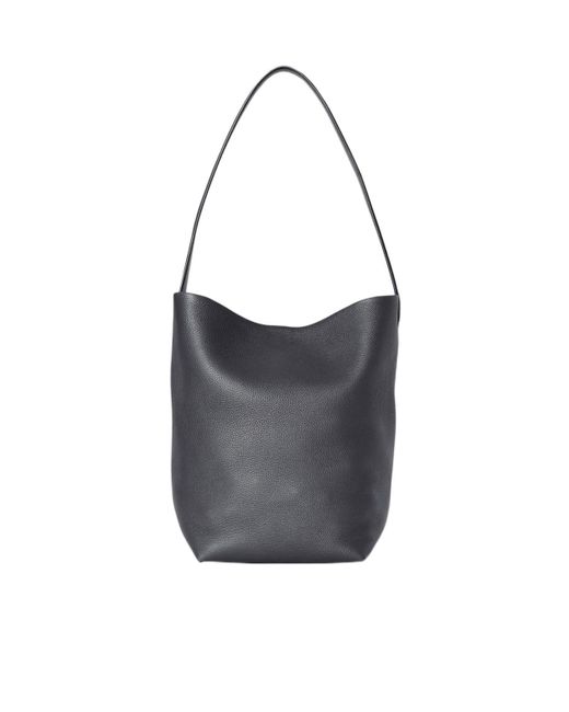The Row Black Medium N/S Park Tote Bag