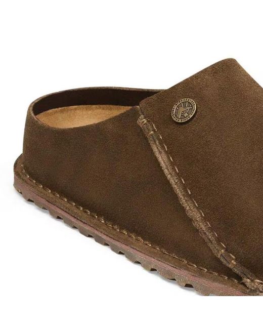 Birkenstock Brown Zermatt Premium Slippers for men