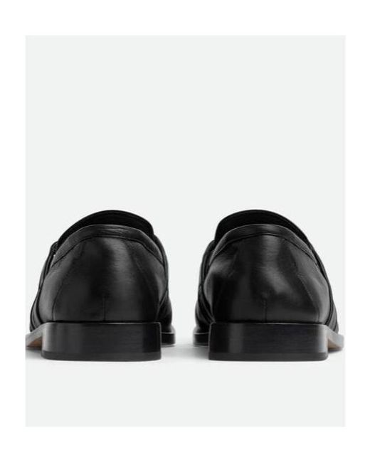 Bottega Veneta Black Astaire Slip-On Loafers for men