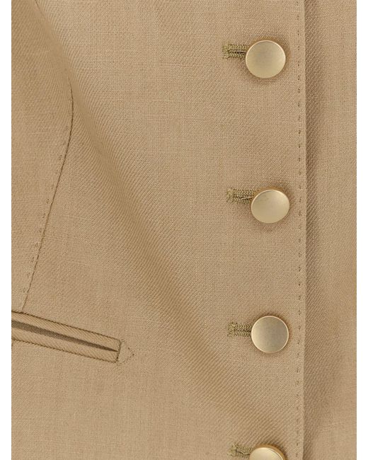 Tagliatore Natural Gail Buttoned Blazer