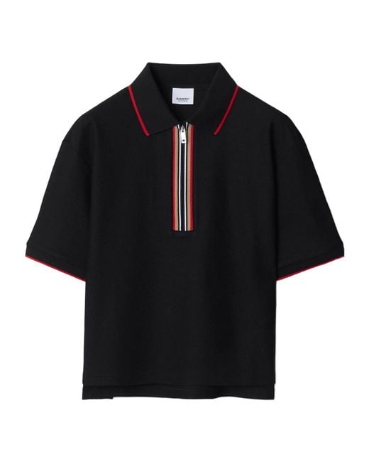 Burberry Black Polo Shirt
