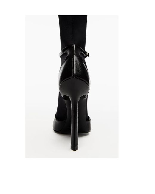 Alexander Wang Black Sock-Style Ankle Pumps