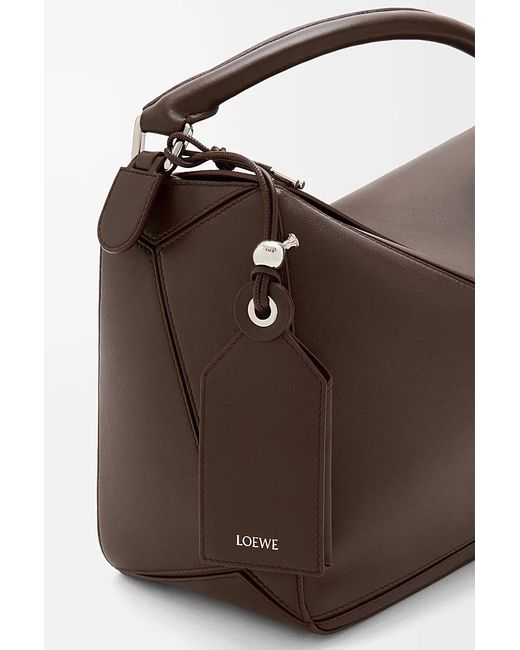Loewe Brown Large Featherlight Puzzle Bag for men