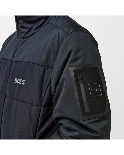 Boss Blue Simple Casual Jacket for men