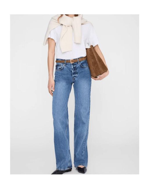Anine Bing Multicolor Nicola Square-Buckle Belt