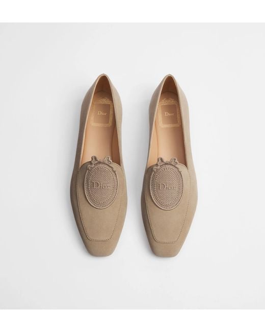 Dior Brown Médaillon Loafer