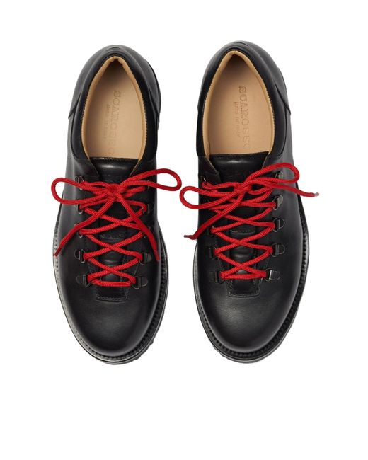 Scarosso Black Eddy Lace-Up Boots for men