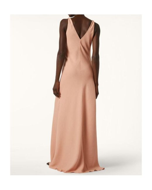 Loro Piana White Callie Flared Midi Dress