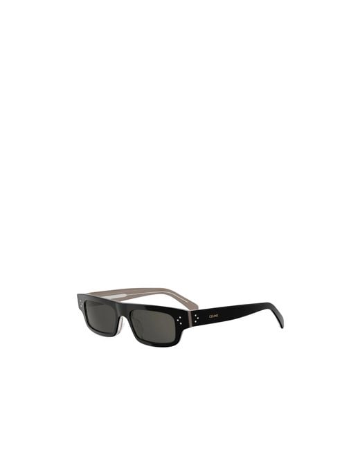 Céline White Full Frame Sunglasses for men