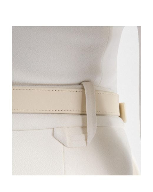Jacquemus White Wide-Leg Trousers