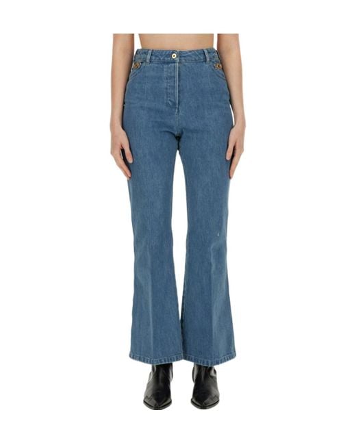 Patou Blue Flare Fit Designer Jeans