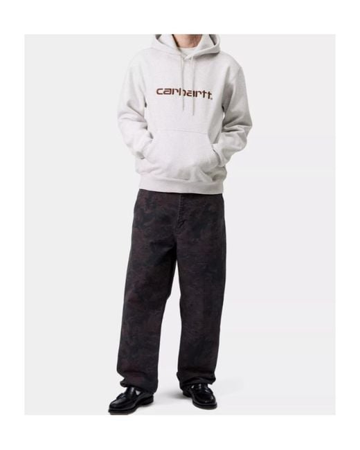 Carhartt White Logo Hoodie for men