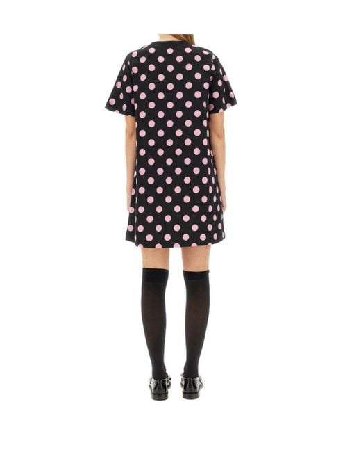Moschino Teddy Bear Printed Dress in Black | Lyst