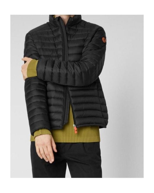 Save The Duck Black Alexander Puffer Jacket for men
