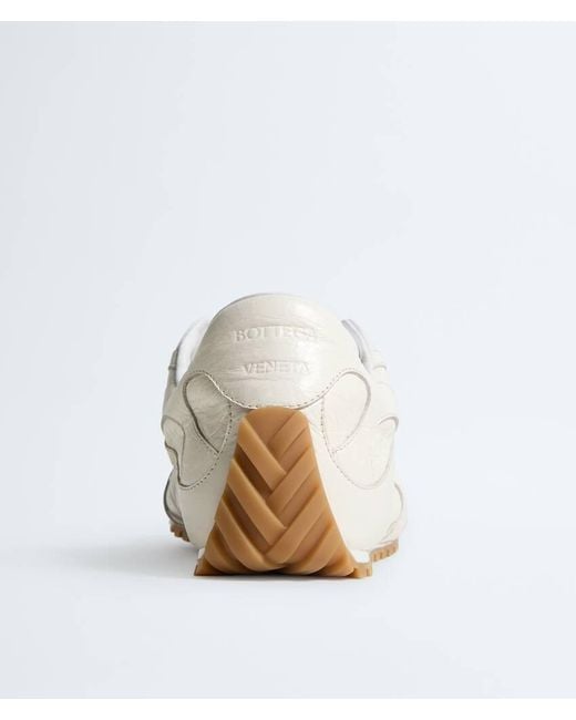 Bottega Veneta White Exprezzo Low Top Sneakers for men
