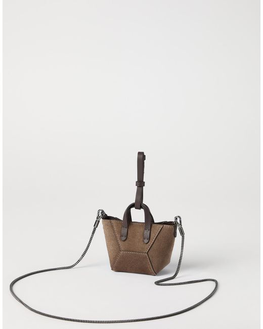 Brunello Cucinelli Green Bc Duo Mini Bag