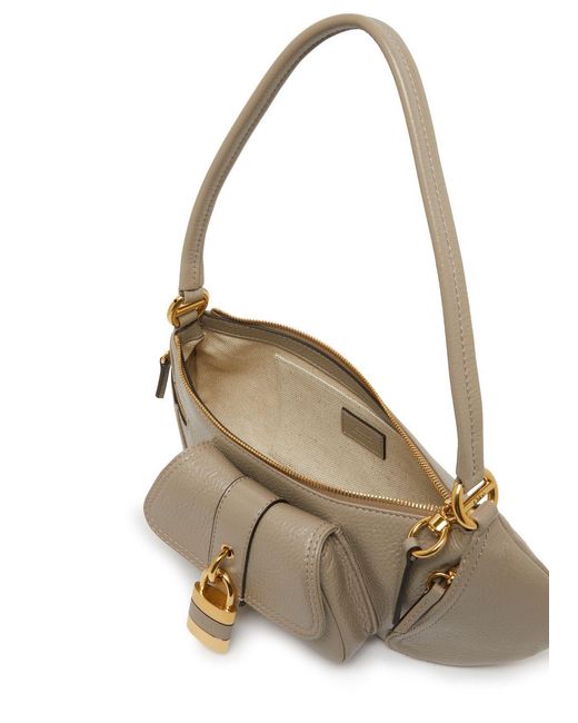 Chloé Metallic Logo Shoulder Bag